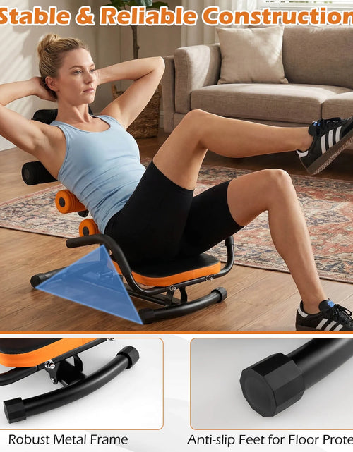 Load image into Gallery viewer, Core Ab Trainer Bench Abdominal Stomach Exerciser Workout Gym Fitness Machine
