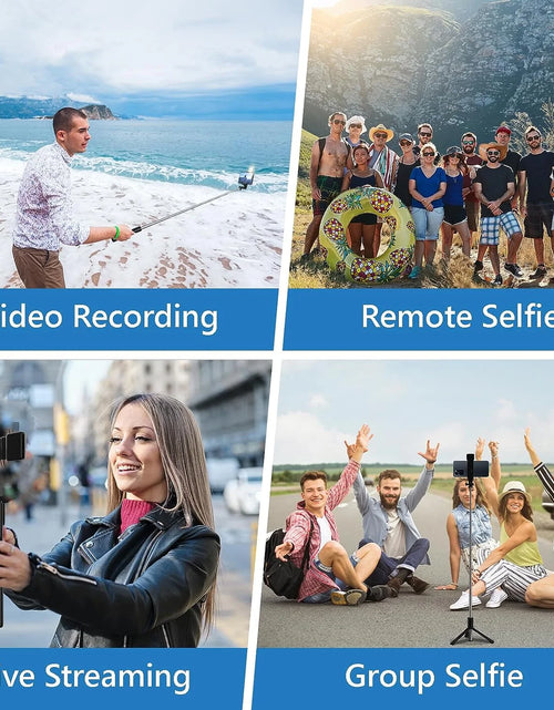 Load image into Gallery viewer, Cmybabee Selfie Stick, Tripod, 40In Retractable  with Remote, 2 Level Fill Light, Selfie Tripod for Iphone Android
