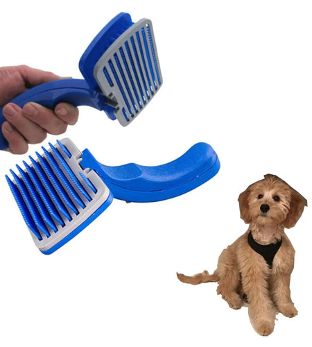 Self Cleaning Slicker Brush Dog Cat Pet Grooming Brush Shedding Brush Comb Rake
