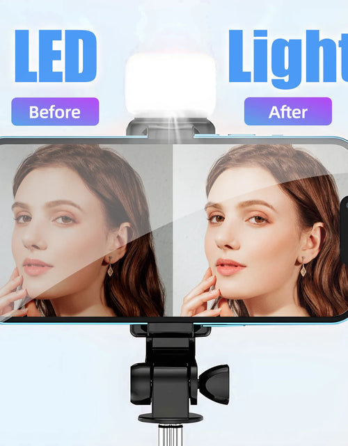 Load image into Gallery viewer, Cmybabee Selfie Stick, Tripod, 40In Retractable  with Remote, 2 Level Fill Light, Selfie Tripod for Iphone Android
