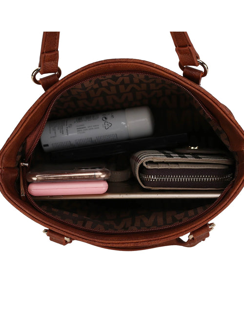 Load image into Gallery viewer, Alexy Women'S Tote Bag, Small Tote Bag, Pouch Purse &amp; Wristlet Wallet Bag 4 Pcs Handbag Set by Mia K - Red

