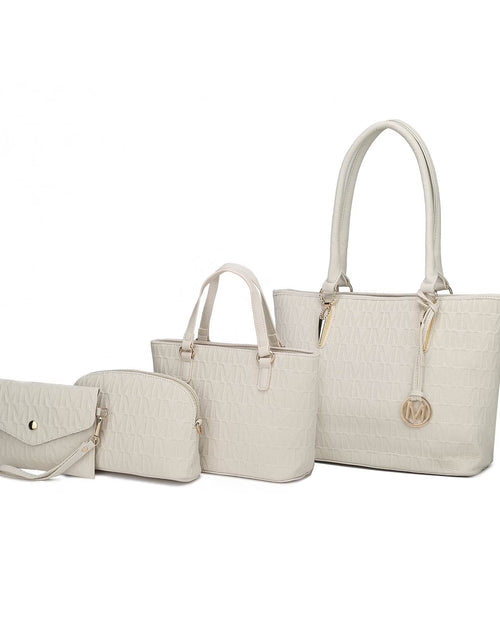 Load image into Gallery viewer, Alexy Women'S Tote Bag, Small Tote Bag, Pouch Purse &amp; Wristlet Wallet Bag 4 Pcs Handbag Set by Mia K - Red
