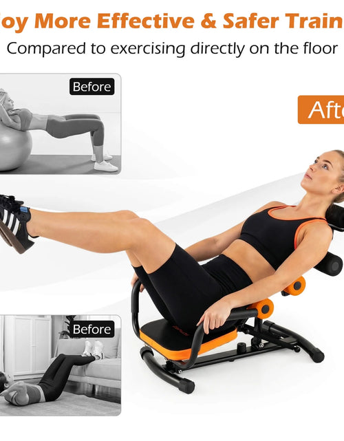 Load image into Gallery viewer, Core Ab Trainer Bench Abdominal Stomach Exerciser Workout Gym Fitness Machine
