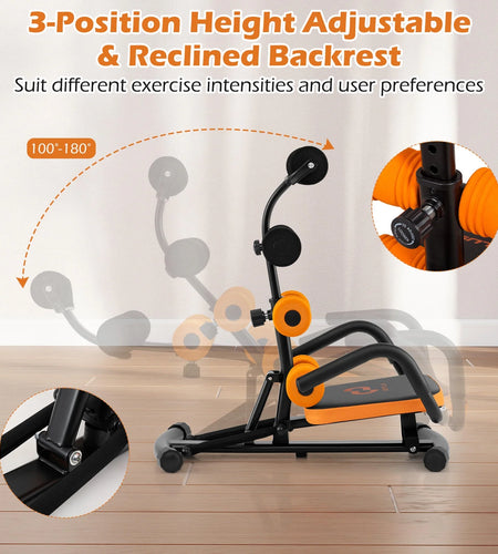 Core Ab Trainer Bench Abdominal Stomach Exerciser Workout Gym Fitness Machine