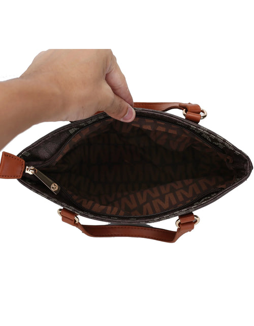 Load image into Gallery viewer, Edelyn Women'S Tote Bag, Small Tote Handbag, Pouch Purse &amp; Wristlet Wallet, Signature Handbag 4 Pcs Set by Mia K

