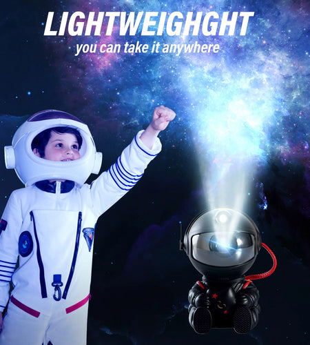 Astronaut Galaxy Projector, Starry Sky Nebula Projection Night Light with Remote Control and Timer, Suitable for Bedroom and Party Decoration